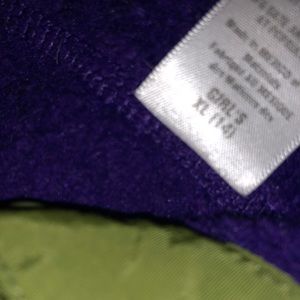 Girls Patagonia Pullover. Purple & Green